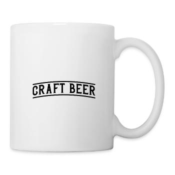 Bière artisanale - Mug blanc - blanc - Droite