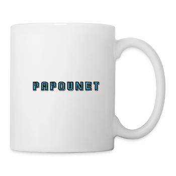 PAPOUNET. PAPA. FÊTE DES PÈRES. BONNE FÊTE PAPA - Mug blanc - blanc - Droite