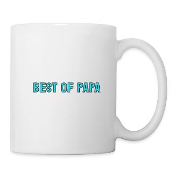 PAPY. FÊTE DES PÈRES. BONNE FÊTE PAPY. JE T'AIME. - Mug blanc - blanc - Droite
