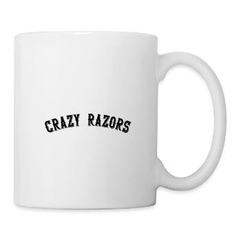 Crazy Razors - Tasse - Weiß - Rechts