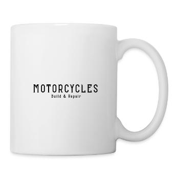 Motorcycles Build and Repair - Tasse - Weiß - Rechts