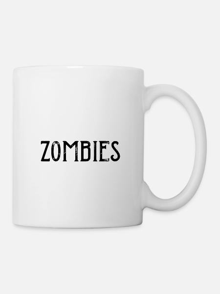 Zombies - Tasse - Weiß