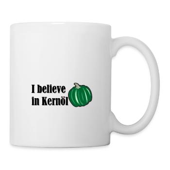 i believe in Kernöl - Tasse - Weiß - Rechts