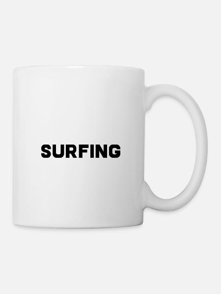 Surfing - Tasse - Weiß