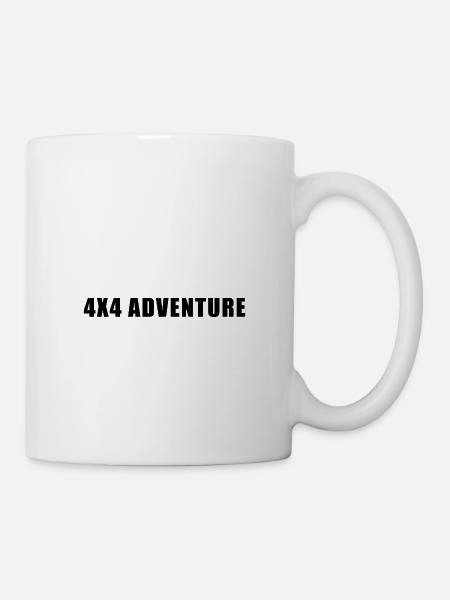 Aventure en 4x4 - Mug blanc - blanc