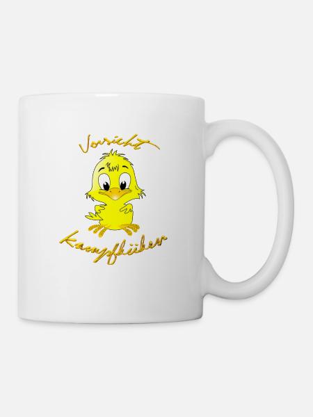 kampfküken - Tasse - Weiß