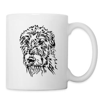 IRISH WOLFHOUND Irish Wolfhound Wilsigns dogs - Mug - white - Right
