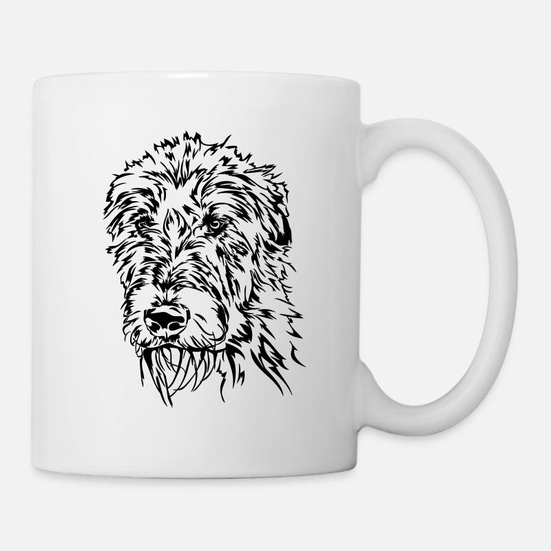 IRISH WOLFHOUND Irischer Wolfshund Wilsigns Hunde - Tasse - Weiß