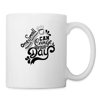 Positive thoughts - Mug - white - Right