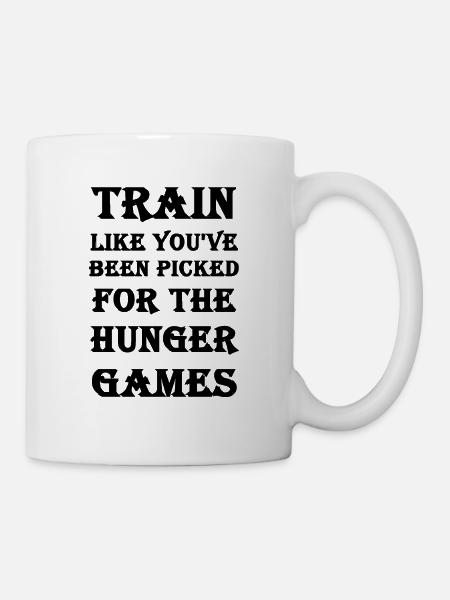 Train like the hunger games - Mug - white