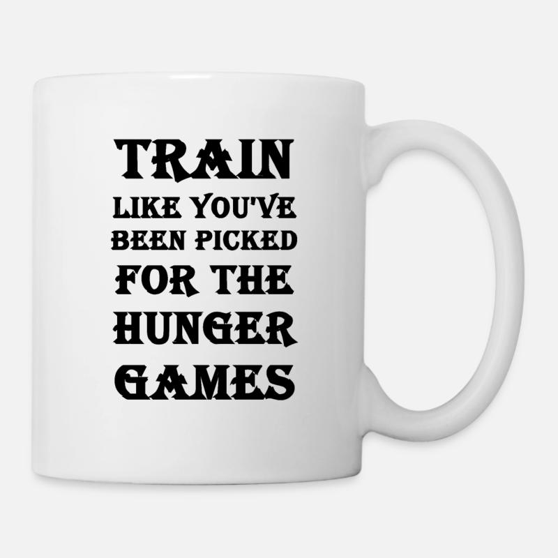 Train like the hunger games - Mug - white