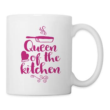 queen of the kitchen - Mug blanc - blanc - Droite