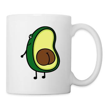 Avocado - Tasse - Weiß - Rechts