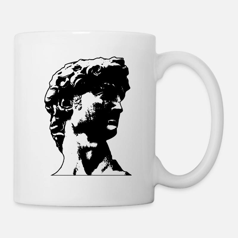 Buste statue Vaporwave Romains grecs - Mug blanc - blanc