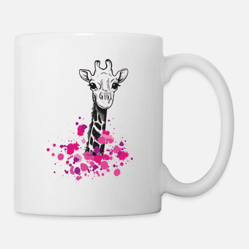 Giraffenklekse - Mug - white