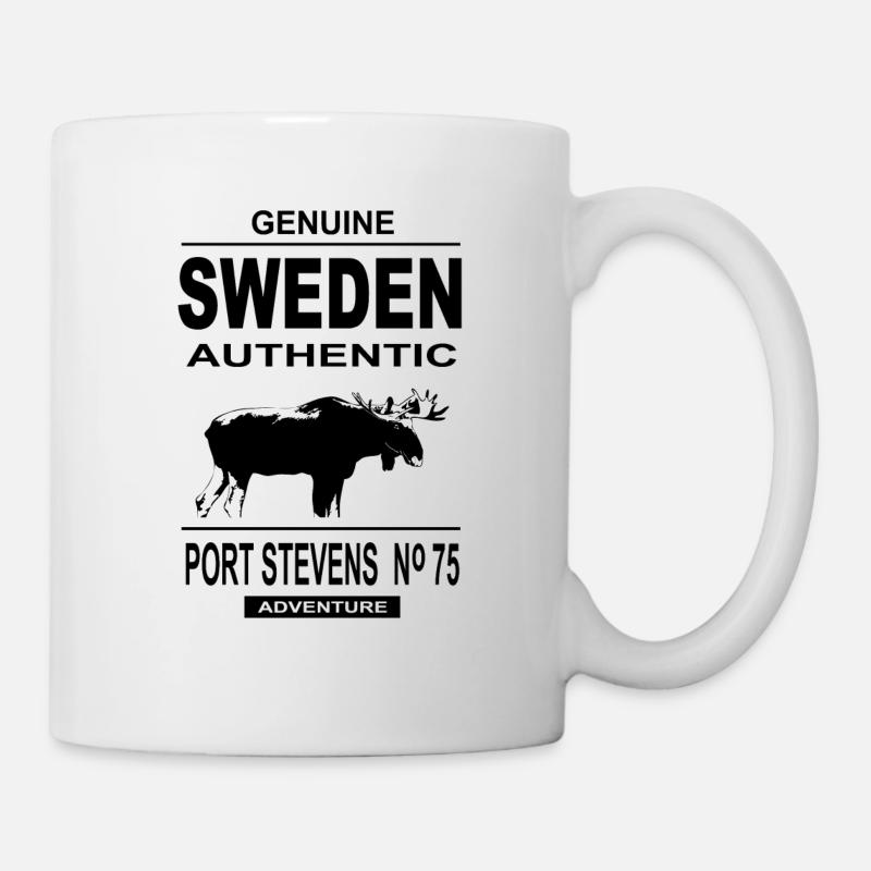 Suède - Orignal - Suède - Orignal - Mug blanc - blanc