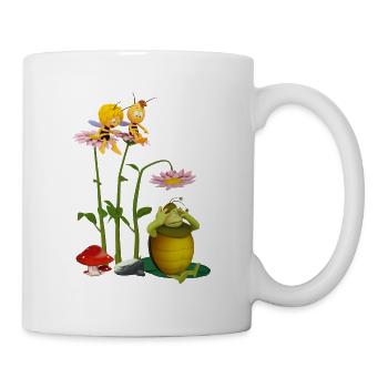 Biene Maja Kurt Ist Müde - Tasse - Weiß - Rechts