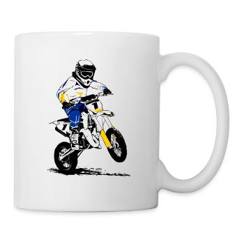 Children's motocross - KIDS MX - Mug - white - Right