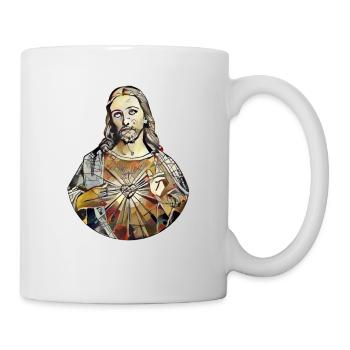 Kandinski Jésus Christ Jésus-Christ * Art de Jésus - Mug blanc - blanc - Droite