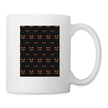 Cache-cou Halloween Jackolantern Neck Gator - Mug blanc - blanc - Droite