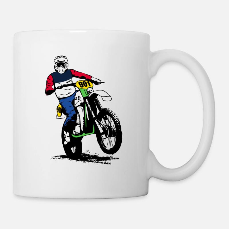 Enduro - Tasse - Weiß
