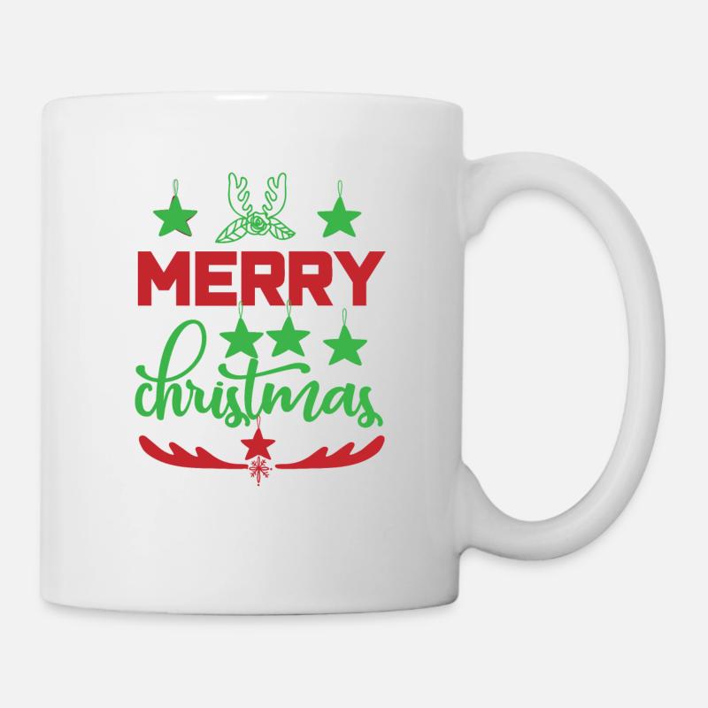xmas x-mas Weihnachten - Tasse - Weiß