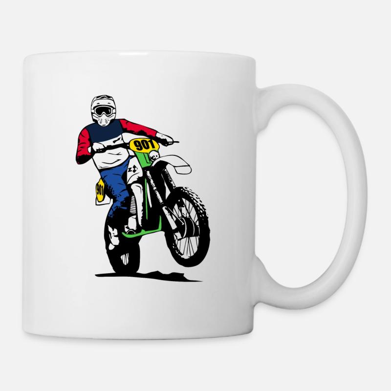 Enduro - Tasse - Weiß