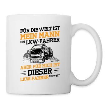 Trucker Aber für mich ist dieser Lkw-Fahrer die We - Tasse - Weiß - Rechts