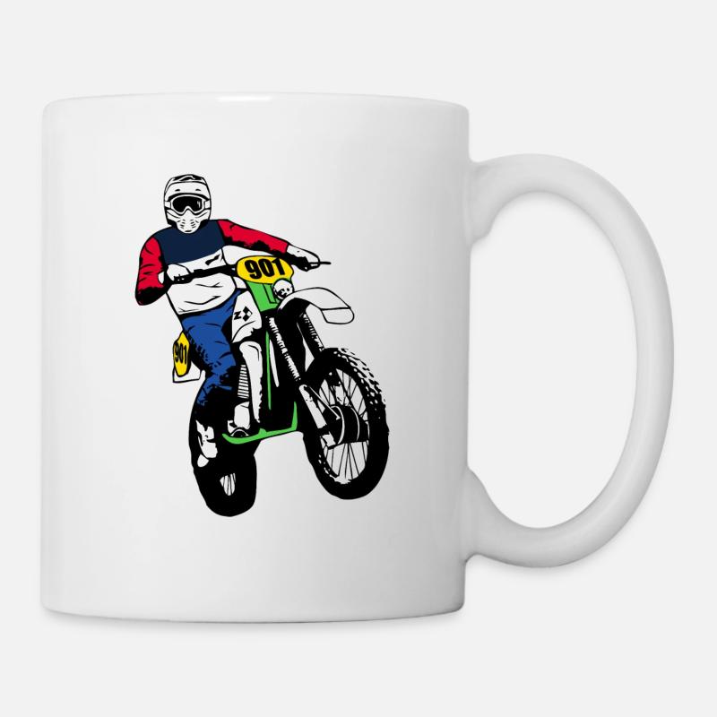 Enduro - Tasse - Weiß