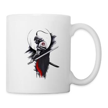Japan Samurai Krieger - Tasse - Weiß - Rechts
