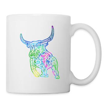 Taureau - Signe du zodiaque Taureau - Je suis Taureau - Taureau - Mug blanc - blanc - Droite
