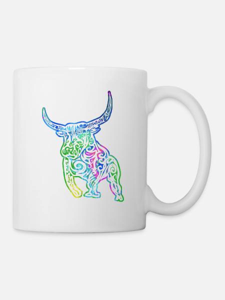 Taureau - Signe du zodiaque Taureau - Je suis Taureau - Taureau - Mug blanc - blanc