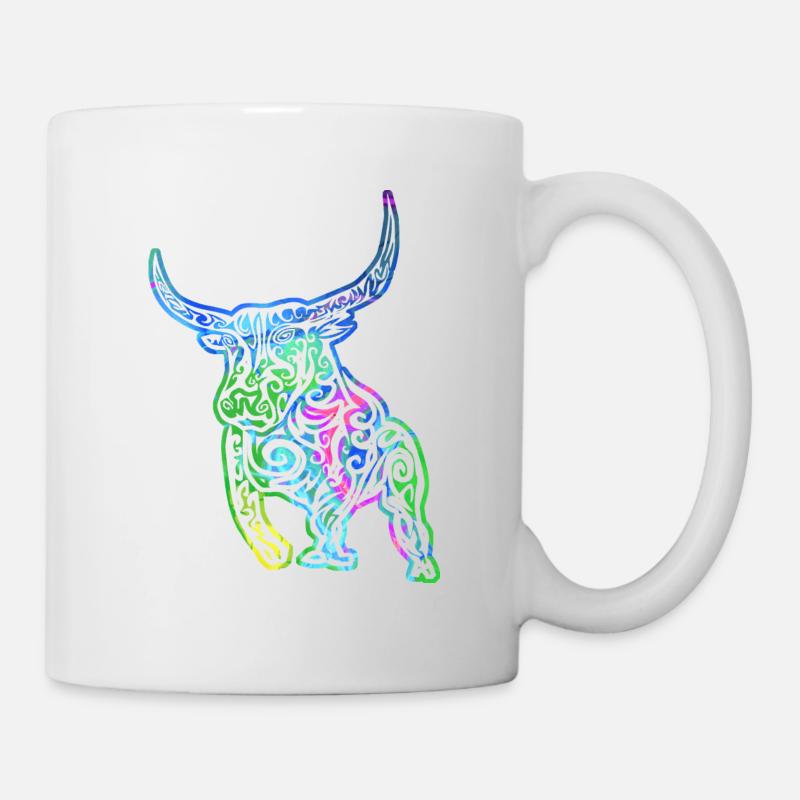 Taureau - Signe du zodiaque Taureau - Je suis Taureau - Taureau - Mug blanc - blanc