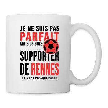 supporter foot Rennes club humour football rennais - Mug blanc - blanc - Droite
