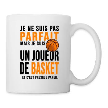 Cadeau basket joueur parfait basketteur - Mug blanc - blanc - Droite