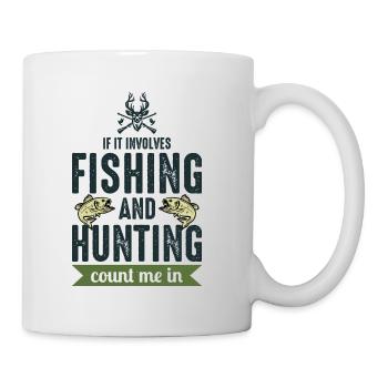 Fishing Dad Fish Outdoor Hunting Hunter Funny - Mug - white - Right