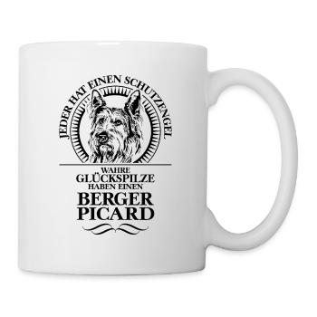 BERGER PICARD Schutzengel Hundespruch Wilsigns - Tasse - Weiß - Rechts
