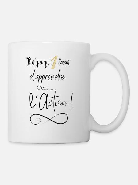 action2 - Mug blanc - blanc
