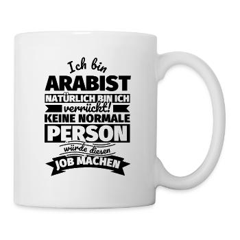 Arabist Geschenke - Tasse - Weiß - Rechts