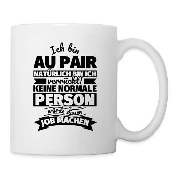Au pair Geschenke - Tasse - Weiß - Rechts