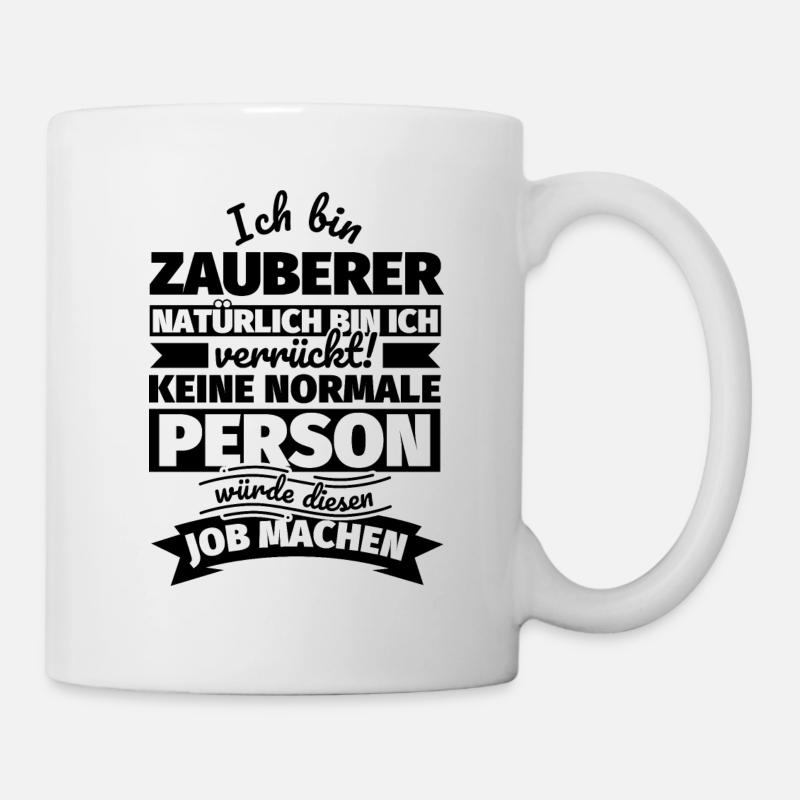 Zauberer Geschenke - Tasse - Weiß
