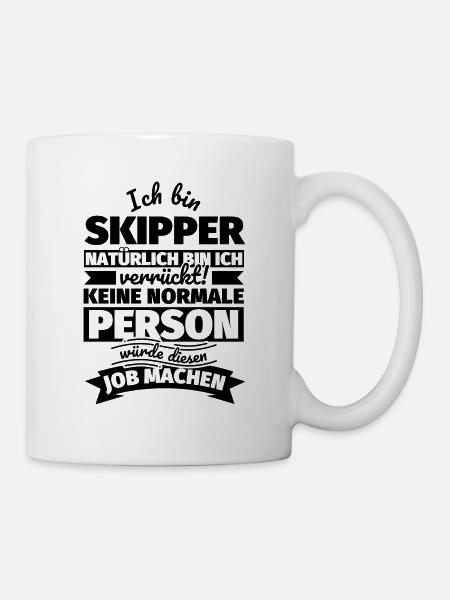 Skipper Geschenke - Tasse - Weiß