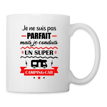 Pas parfait camping-car, cadeau camping-cariste - Mug blanc - blanc - Droite