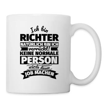 Richter Geschenke - Tasse - Weiß - Rechts
