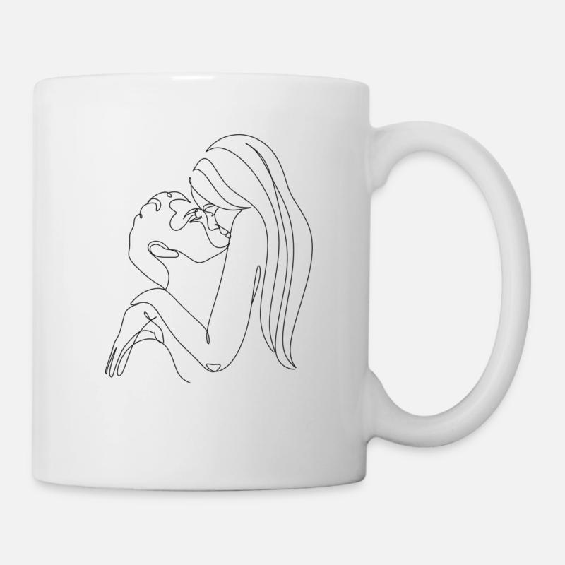 Amoureux - Mug blanc - blanc