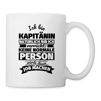 Kapitänin Geschenke - Tasse - Weiß - Rechts