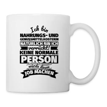 Nahrungs- und Genussmittelkosterin Geschenke - Tasse - Weiß - Rechts