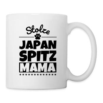 Stolze Japan Spitz Mama - Tasse - Weiß - Rechts