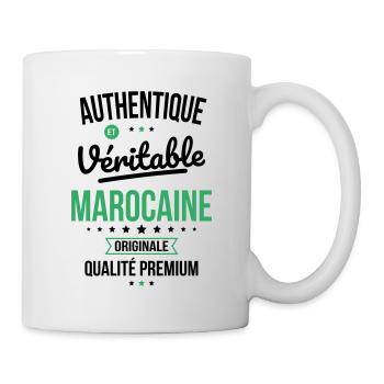 Authentique et véritable Marocaine - Originale - Mug blanc - blanc - Droite