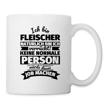 Fleischer Geschenke - Tasse - Weiß - Rechts